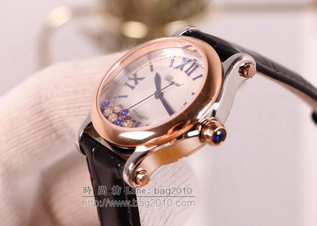 Chopard手錶 蕭邦機械女表 HAPPY SPORT MEDIUM AUTOMATIC系列 278559-3001 蕭邦女士腕表  hds1846